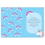 Personalised Children's Unicorn Design Birthday Card - Image 2
