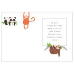Personalised Children's Animal Design Birthday Card - Image 2