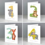 Personalised Children's Animal Design Birthday Card - Image 4
