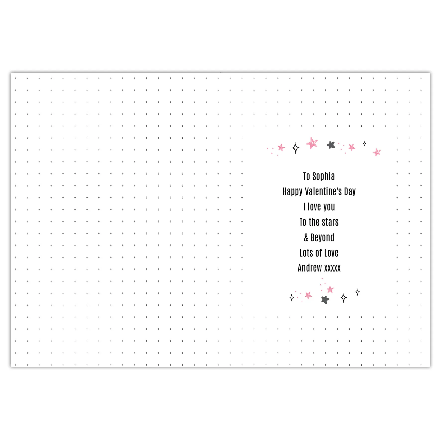 Personalised 'Love You To The Moon & Back' Pink Card - Image 3