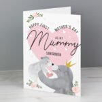 Personalised 'Happy First Mother's Day' Mama Bear Card