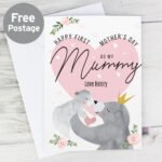 Personalised 'Happy First Mother's Day' Mama Bear Card - Image 3