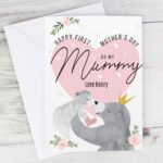 Personalised 'Happy First Mother's Day' Mama Bear Card - Image 4