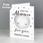 Personalised 'Over The Moon For You' Card - Image 3
