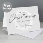 Personalised 'On Your Christening You Are Truly Blessed' Card - Image 3