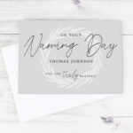 Personalised 'On Your Naming Day You Are Truly Blessed' Card