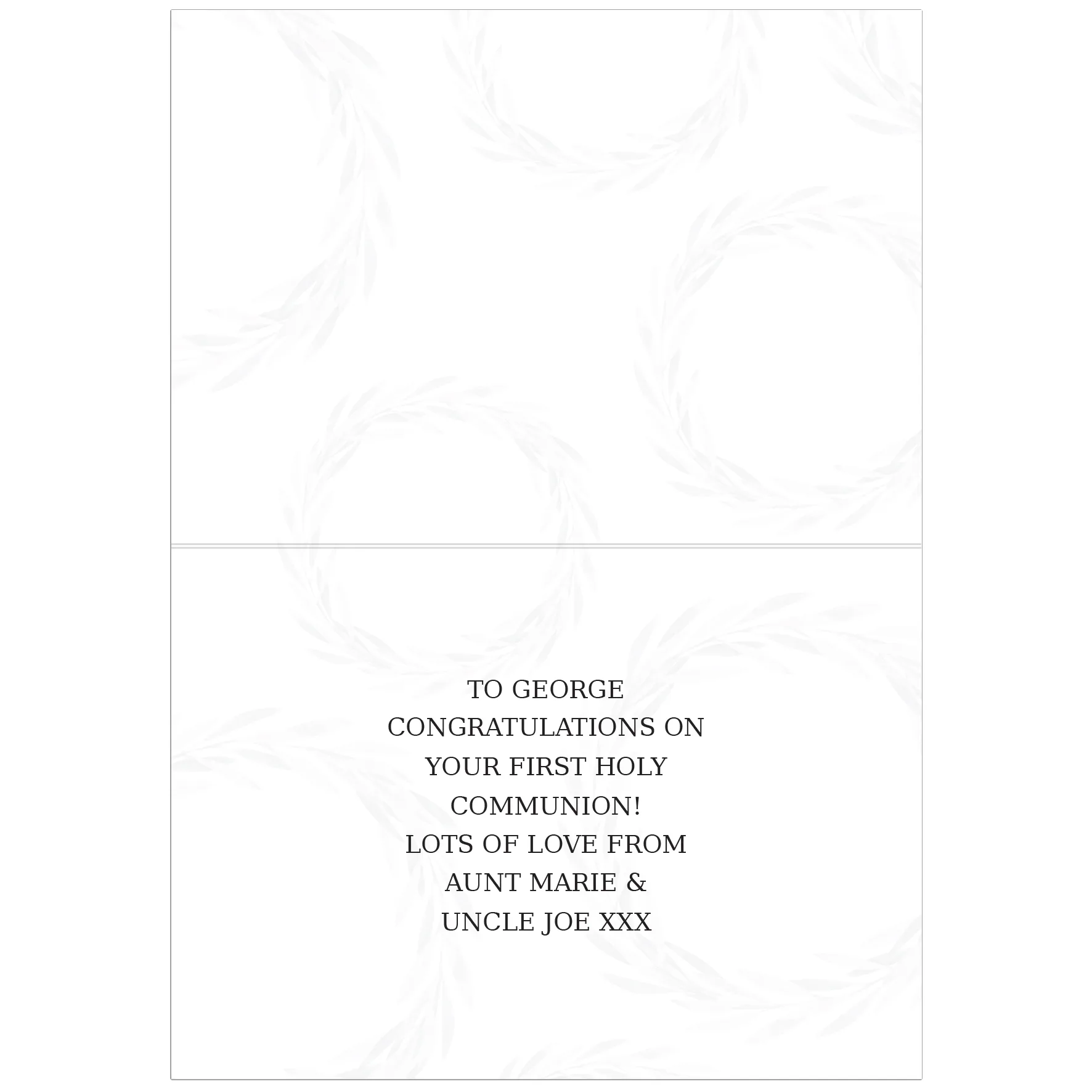Personalised 'On Your First Holy Communion You Are Truly Blessed' Card - Image 2