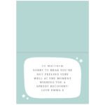 Personalise Star Motif Any Message Card - Image 3