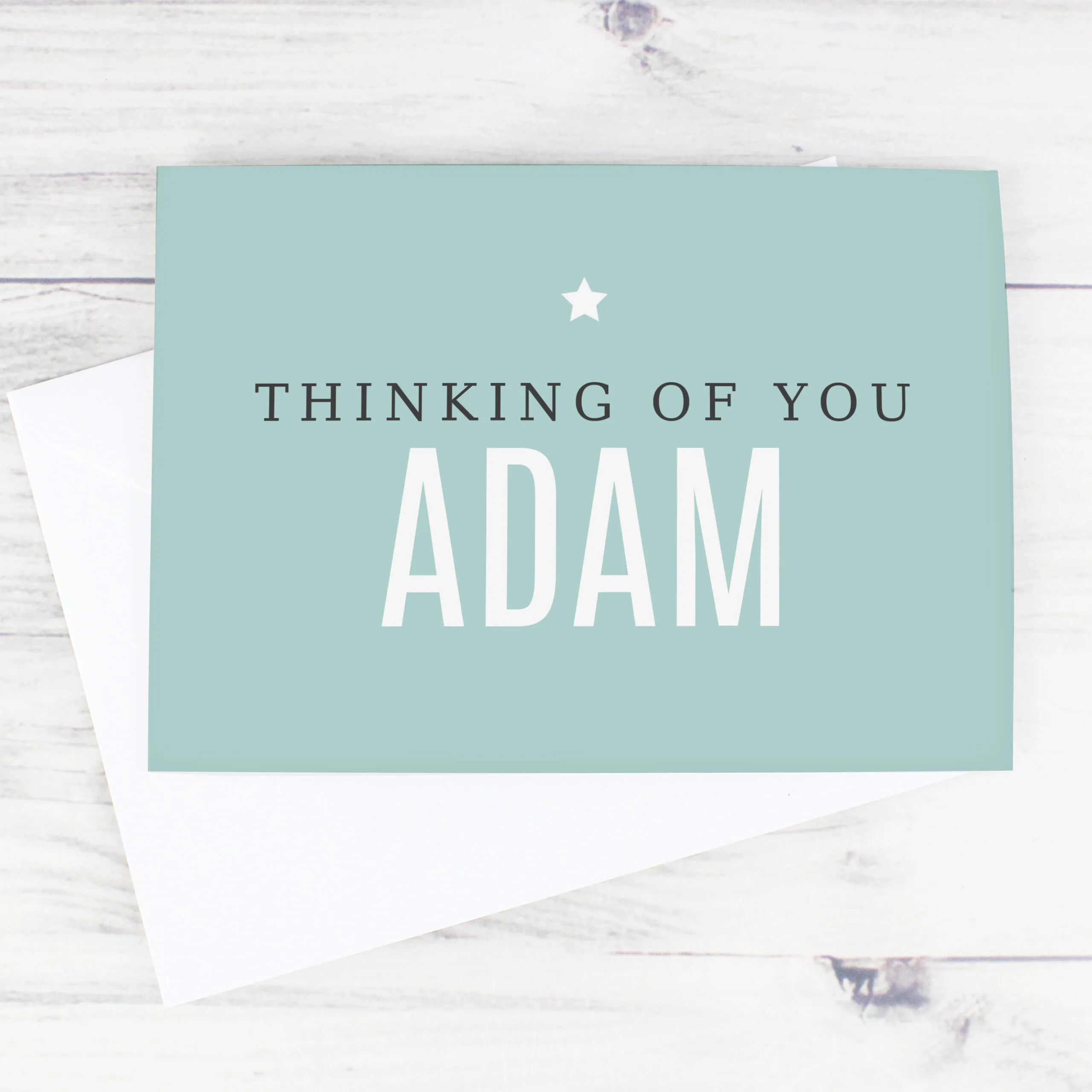 Personalise Star Motif Any Message Card - Image 5