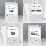 Personalised Any Message Geometric Design Card - Image 2
