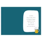 Personalised 'Get Well Soon' Beer Design Card - Image 2