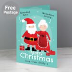 Personalised 'Mr & Mrs Claus' Christmas Card - Image 3