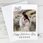 Personalised 'Love You' Photo Upload Greeting Card