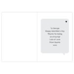 Personalised 'Love You' Photo Upload Greeting Card - Image 2
