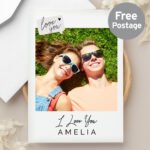 Personalised 'Love You' Photo Upload Greeting Card - Image 8