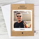 Personalised Rustic Polaroid Design Photo Upload Card - Image 10