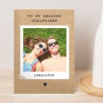 Personalised Rustic Polaroid Design Photo Upload Card - Image 4