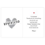 Personalised 'Happy Valentine's Day' Card - Image 3