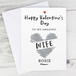 Personalised 'Happy Valentine's Day' Card - Image 4