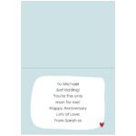 Personalised 'You're My Favourite Husband' Card - Image 3