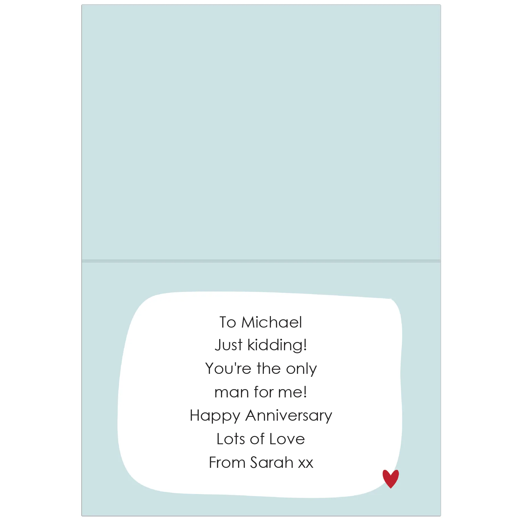 Personalised 'You're My Favourite Husband' Card - Image 3