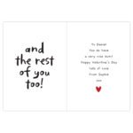 Personalised 'I Like Your Bum' Card - Image 3