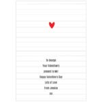 Personalised Today's 'To Do' List 'Happy Valentine's Day' Card - Image 3