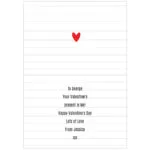 Personalised Today's 'To Do' List 'Happy Valentine's Day' Card - Image 3