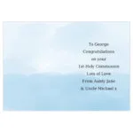 Personalised Boys 'On Your First Holy Communion' Card - Image 3