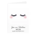 Personalised Eyelashes Design Greeting Card - Image 6