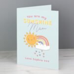Personalised 'You Are My Sunshine' Greeting Card