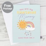 Personalised 'You Are My Sunshine' Greeting Card - Image 2