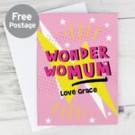 Personalised 'Wonder WoMum' Greeting Card - Image 2