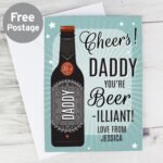Personalised 'Cheers! You're Beer-illiant' Card - Image 2
