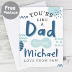 Personalised 'You're Like A Dad To Me' Card - Image 2