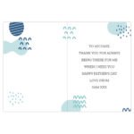 Personalised 'You're Like A Dad To Me' Card - Image 3