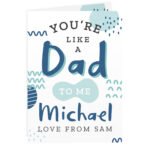 Personalised 'You're Like A Dad To Me' Card - Image 4
