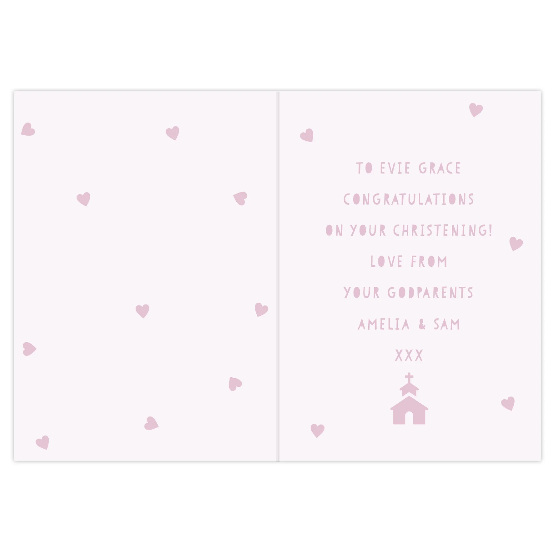 Personalised Pink Papercut Design Card - Image 5