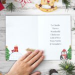 Personalised Penguin Design 'On Your First Christmas' Card - Image 2