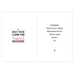 Personalised 'I Love You Beyond Measure' Card - Image 3