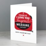 Personalised 'I Love You Beyond Measure' Card - Image 5
