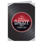 Personalised Vintage Record Design Greeting Card - Image 8