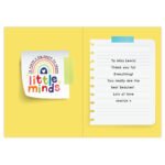 Personalised 'Shape Little Minds' Greeting Card - Image 2