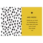 Personalised 'World's Best Teacher' Trophy Design Greeting Card - Image 2