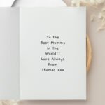 Personalised Photo Upload (Gaegu Font) Greeting Card - Image 2
