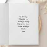 Personalised Photo Upload (Gaegu Font) Greeting Card - Image 7