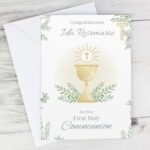 Personalised 'On Your First Holy Communion' Card - Image 3