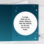 Personalised 'Love You To The Moon & Back' Photo Upload Card - Image 2