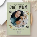 Personalised 'From The Dog' Photo Upload Greeting Card - Image 4