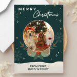 Personalised 'Merry Christmas' Photo Upload Card - Image 4